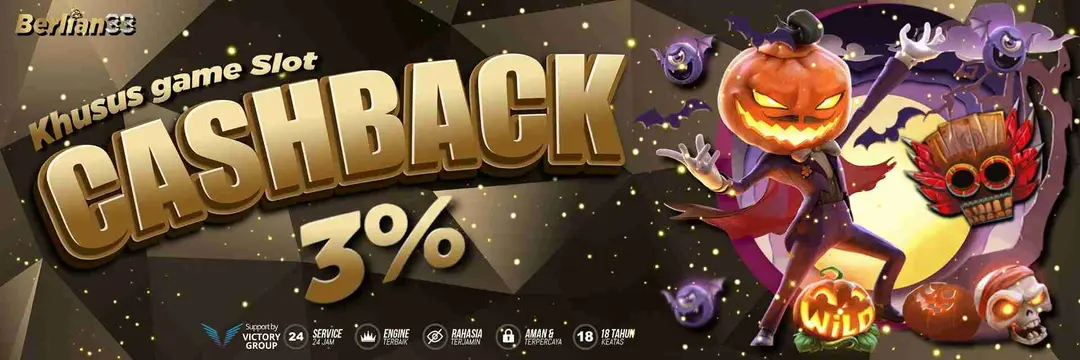 CASHBACK 3% (KHUSUS SLOT GAMES)